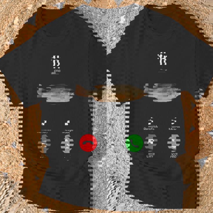 Fih Calling Accept Or Decline 面白い釣りミーム フィッシャーマン Tシャツ 高齢者への贈り物