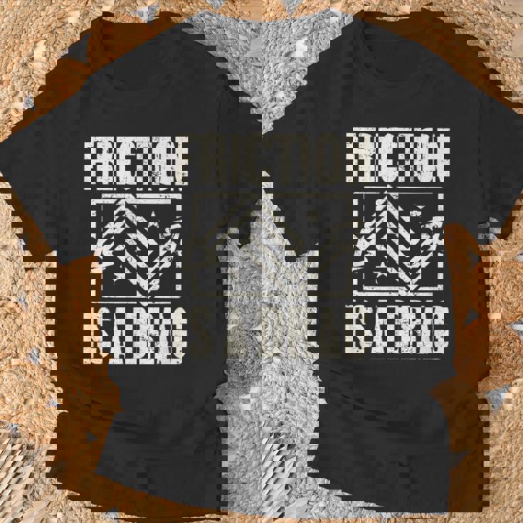 Physics Friction Is A Drag PunTシャツ 高齢者への贈り物