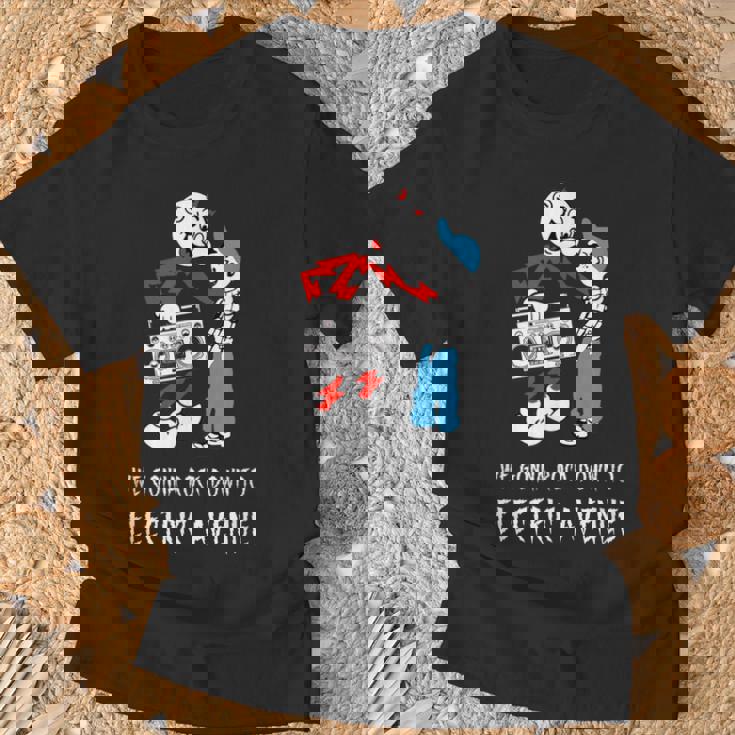 Reddy Kilowatt Electric Avenue 80年代ブームボックス ビンテージ Tシャツ 高齢者への贈り物