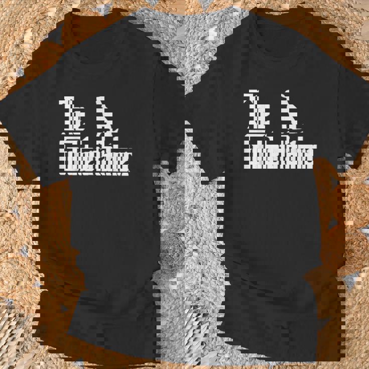 The Goldenfather ファニーゴールデンレトリバー お父さんシャツ メンズギフト Tシャツ 高齢者への贈り物