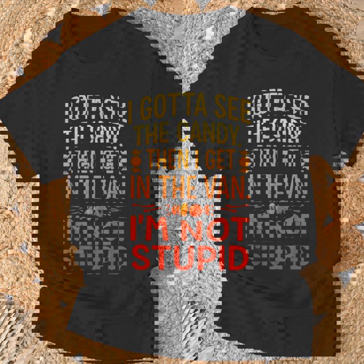 I Gottaee The Candy First I'm Not Bid Creepy Humor Tシャツ 高齢者への贈り物