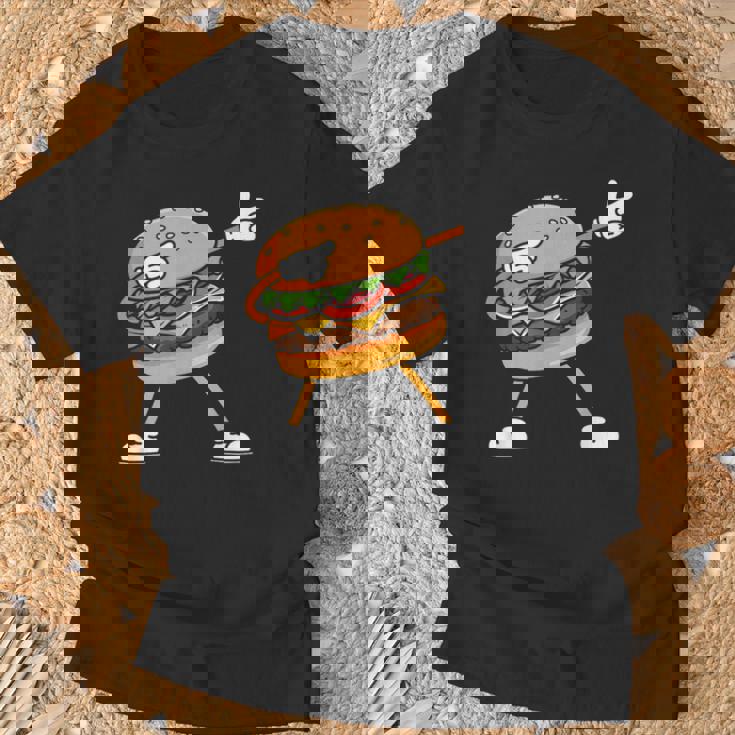 Hamburger チーズバーガー Burger Fast Food Cheeseburger Dabbing Tシャツ 高齢者への贈り物