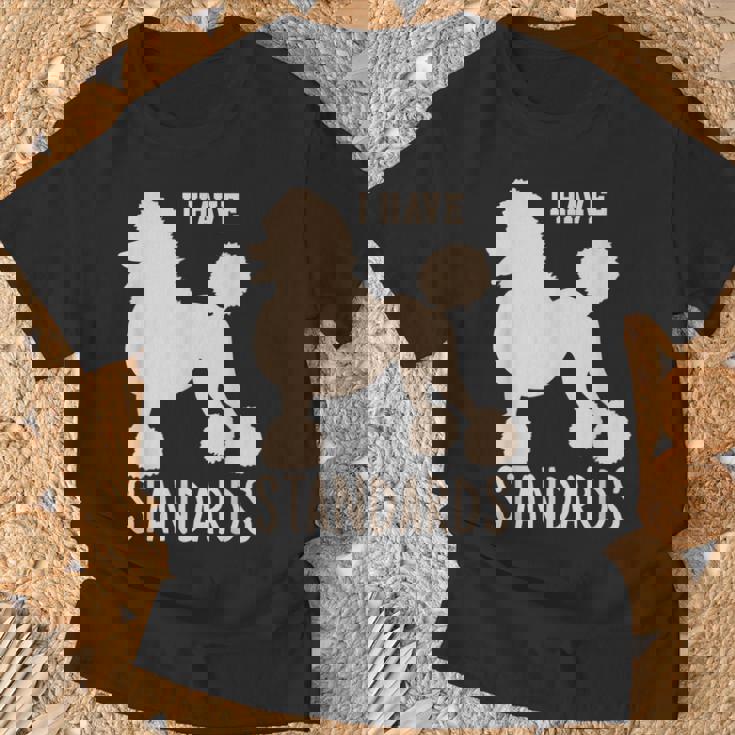 I Havetandards プードル キュート スタンダード プードル Tシャツ 高齢者への贈り物