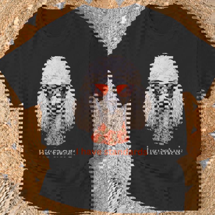 I Havetandardsファニースタンダードプードル愛好家デザイン Tシャツ 高齢者への贈り物