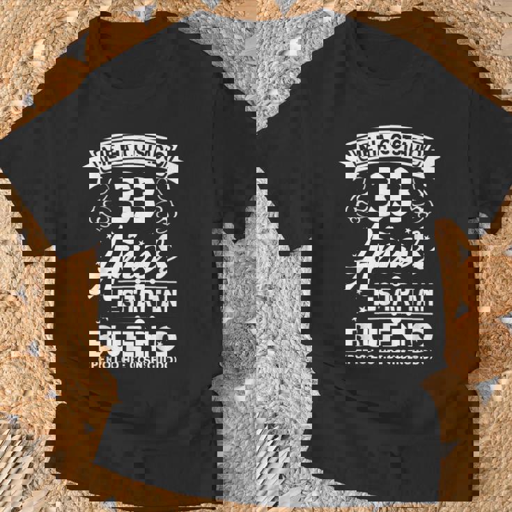 Hombre 33 Cumpleaños Regalo Años Divertido Decoraciónintage 1989 Camiseta unisex Regalos para ancianos