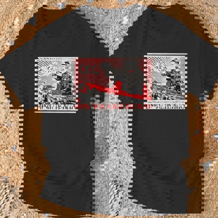 How You Like Me 毛沢東共産主義中国宣伝ポスター Tシャツ 高齢者への贈り物