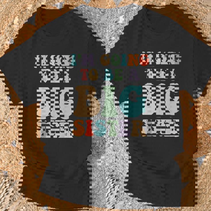 I'm Going To Be A Bigister パステルセレブレーションのお知らせ Tシャツ 高齢者への贈り物