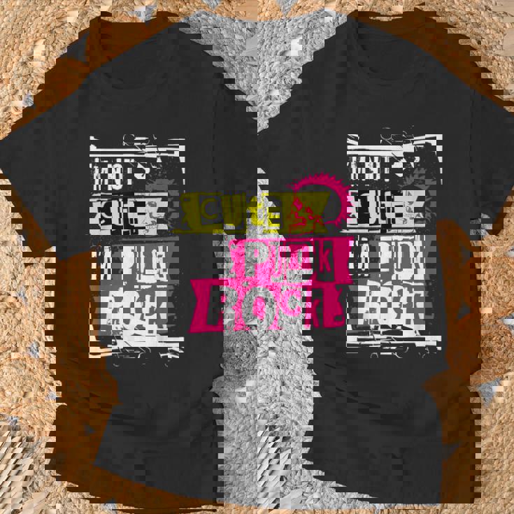 I'm Not Cute I'm Punk Rock パンクロッカー用 Tシャツ 高齢者への贈り物