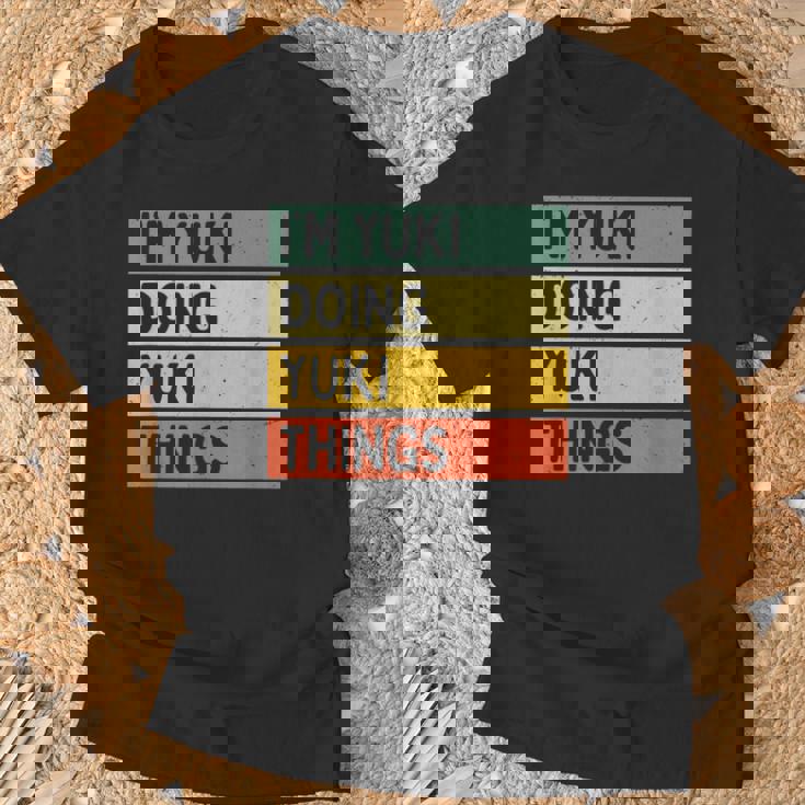 I'm Yuki Doing Yukiシングス 面白い 名言 Tシャツ 高齢者への贈り物