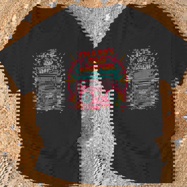I'm 90s R&B Kinda Girl Retro Afro Music For Girls Kids T-Shirt Gifts for Old Men