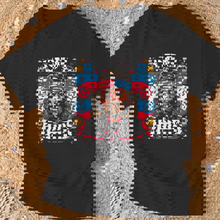 Imell Hippies Peace 4Th Of July For Hippie Tシャツ 高齢者への贈り物
