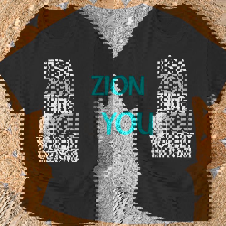 メンズ It's A Zion Thing You Wouldn't Understand Tシャツ 高齢者への贈り物