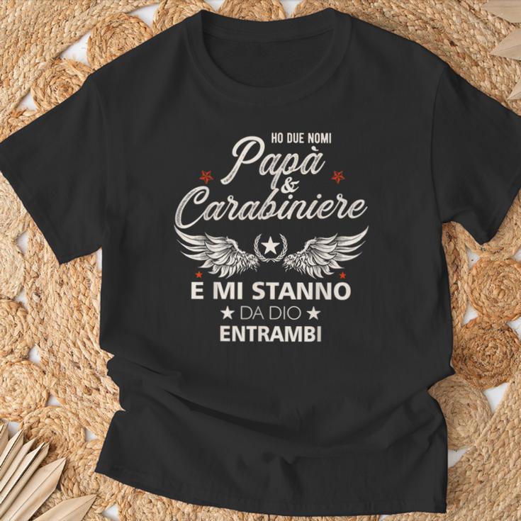 Italiano Papa Carabiniere Festa Del Papà Regalo Italiano Maglietta Regalos para ancianos