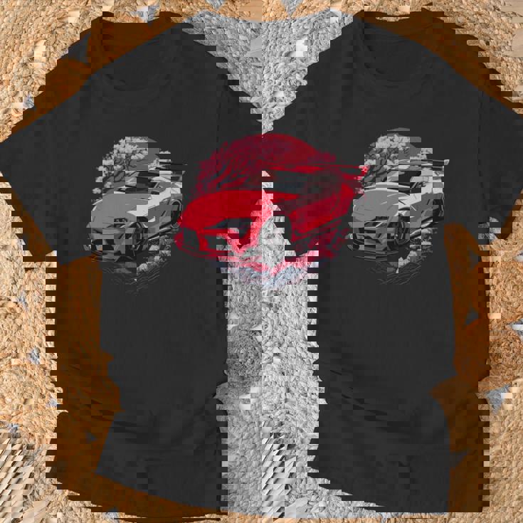 Jdmupra Mk5 Gr 桜 2Jz スタンスグラフィックtシャツ 長袖tシャツ Tシャツ 高齢者への贈り物