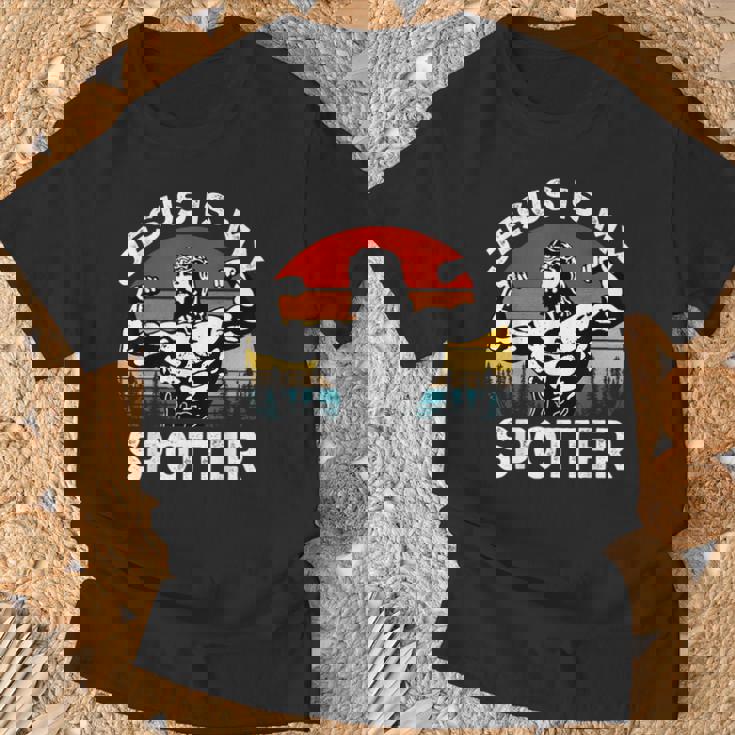 Jesus Is Mypotter ファニー ワークアウト 宗教 クリスチャン ジム Tシャツ 高齢者への贈り物