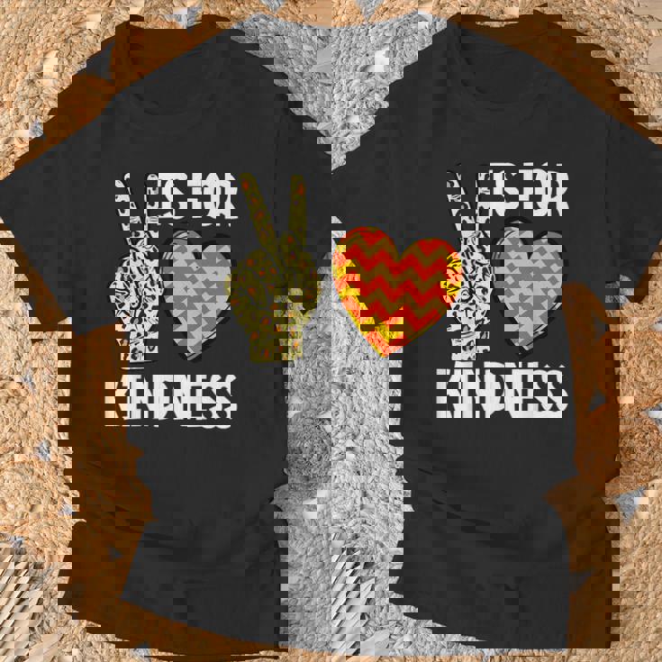 K Is For Kindness ASL Sign Language T-Shirt Gifts for Old Men