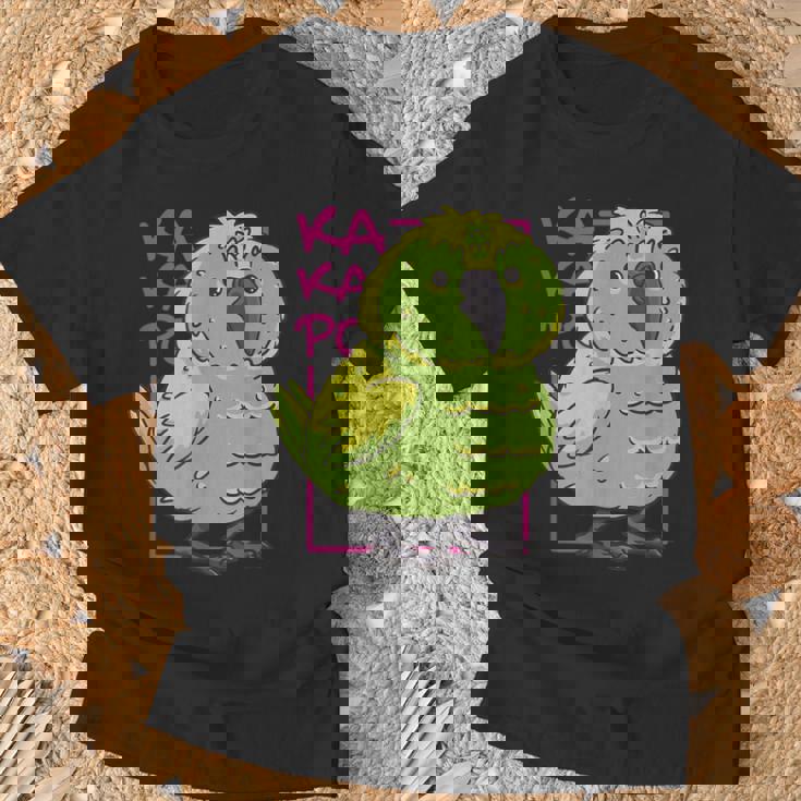 Kakapo ニュージーランド オウム カカポ Tシャツ 高齢者への贈り物