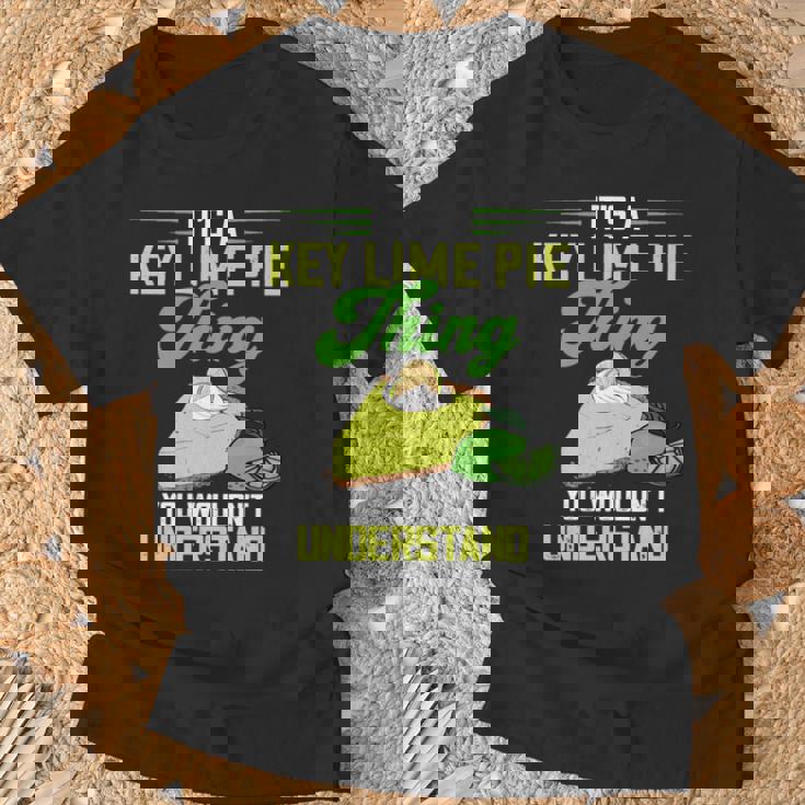Key Lime Pie Thing レモンパイ デザート タルト フロリダパイ 長袖tシャツ Tシャツ 高齢者への贈り物