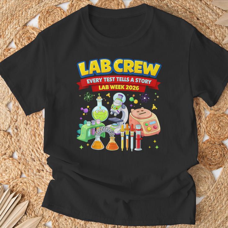 Lab Crew Science Team Medical Tech Lab Week Appreciation T-Shirt Gifts for Old Men