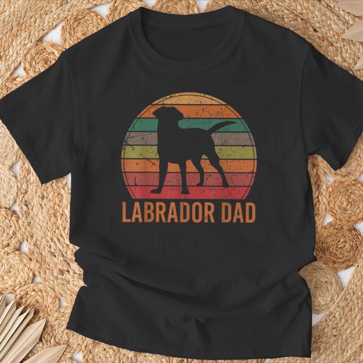 Labrador Papà Labbi Retriever Cane Razza Proprietario Maglietta Regalos para ancianos