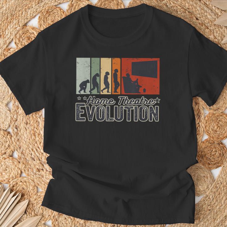 Les Amateurs De Cinéma Et L'évolution Du Cinéma Maison T-Shirt Cadeaux pour les vieillards