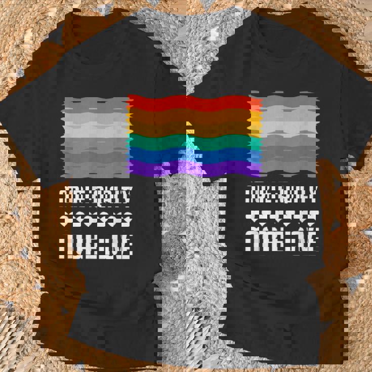 Lgbt More Equality More Lovetシャツ Lgbtq ゲイ レズビアン Lgbt Tシャツ 高齢者への贈り物