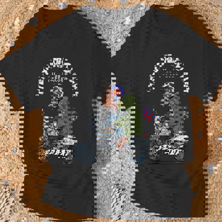 Life Is A Monkey Bike クラシック ブリットモッド Tシャツ 高齢者への贈り物