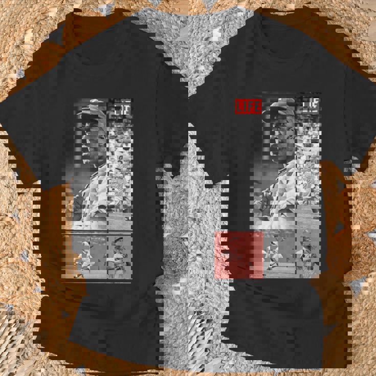 Life Picture Collection _ ジャッキー ロビンソン7 _ 野球 Tシャツ 高齢者への贈り物