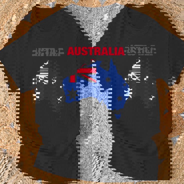I Love Australia Enjoy Wear Australia Flag Graphic Cool Tシャツ 高齢者への贈り物