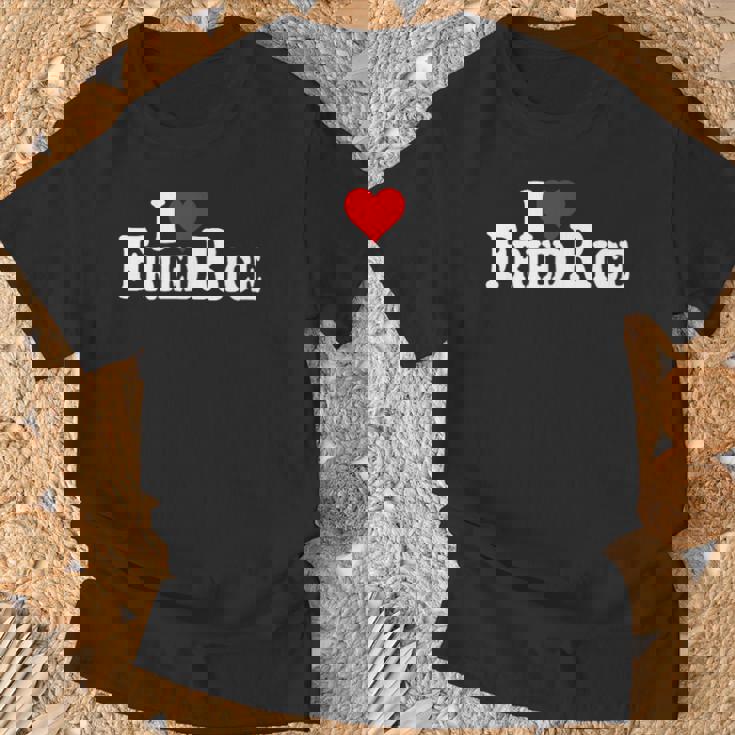 I Love Heart チャーハン Tシャツ 高齢者への贈り物