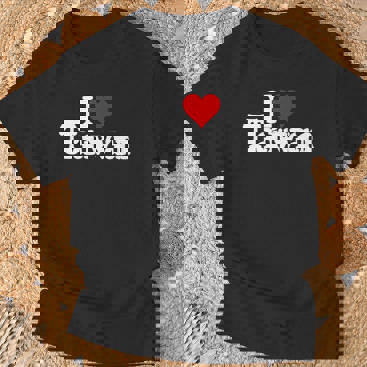 I Love Heart 台湾フォルモサ 台湾文化 長袖tシャツ Tシャツ 高齢者への贈り物