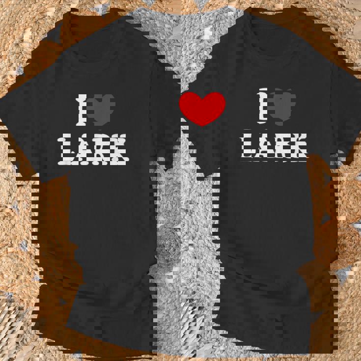 I Love Lark 私は愛する Lark Tシャツ 高齢者への贈り物