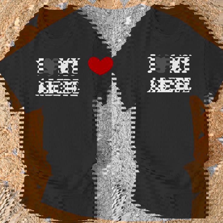 I Love My Abebe アイ・ラブ・マイ・アベベ 長袖tシャツ Tシャツ 高齢者への贈り物