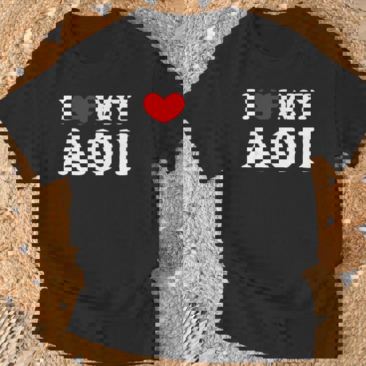 I Love My Aoi 私のあおいが大好き、私のあおいが好き Tシャツ 高齢者への贈り物
