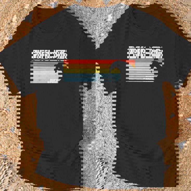 I Love Pacific Beach California Ca パシフィックオーシャンウェーブ Tシャツ 高齢者への贈り物