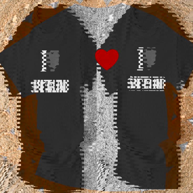 I Love Switzerland Suisse Sunshine Swiss Summer Holidays Tank Top T-Shirt Gifts for Old Men