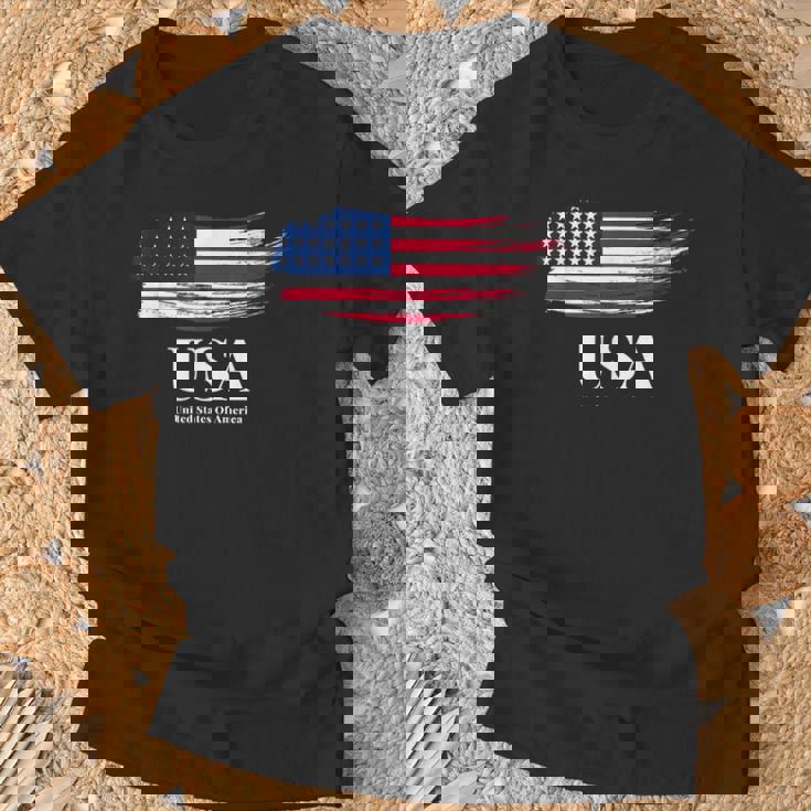 I Love Usa Cool Unitedtates Of America FlagUsa Tシャツ 高齢者への贈り物