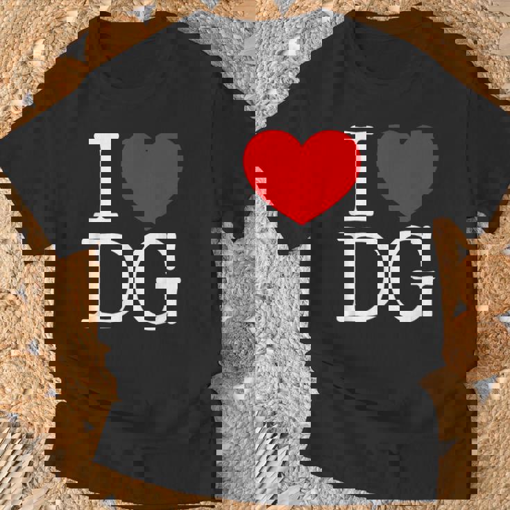 I Love ハート Dg Tシャツ 高齢者への贈り物