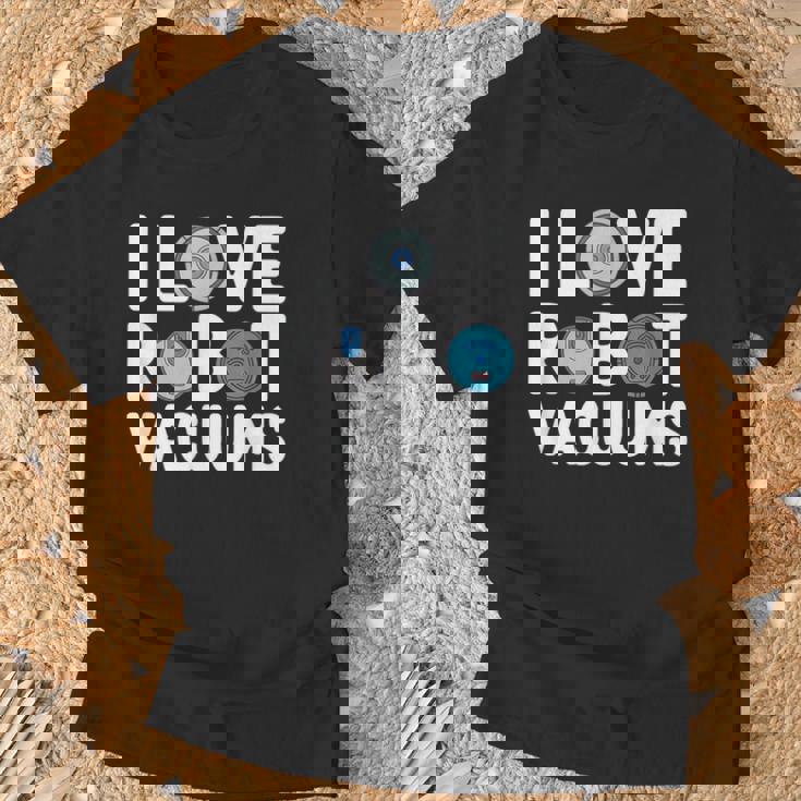 I Love ロボット掃除機 ロボット・フーバー ロボット・フーバー Tシャツ 高齢者への贈り物