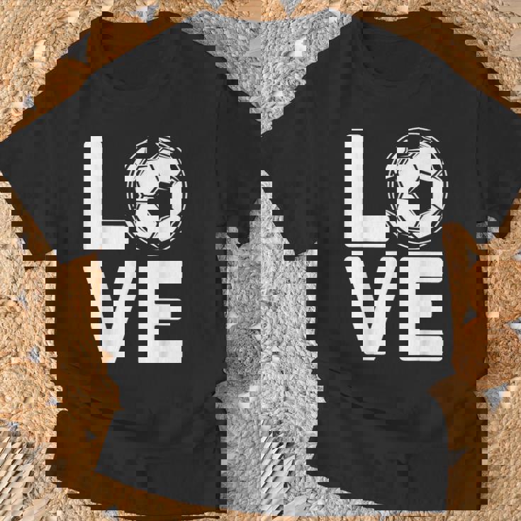 Loveoocer 愛を言うサッカー Tシャツ 高齢者への贈り物