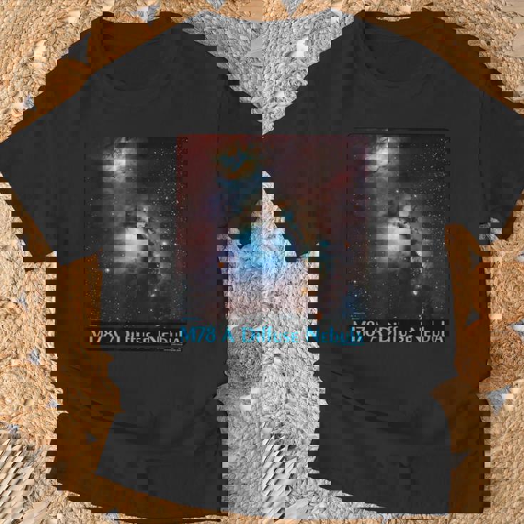 M78 拡散星雲メシエ 78 宇宙天文学 Tシャツ 高齢者への贈り物