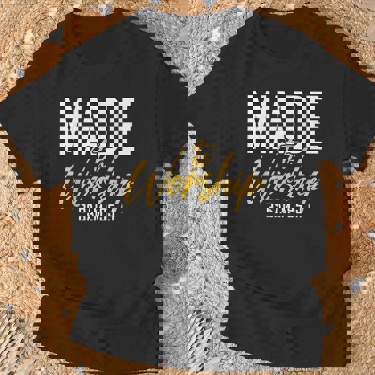 Made To Worship シャツ 礼拝用シャツ メンズ&レディース 神様 Tシャツ 高齢者への贈り物