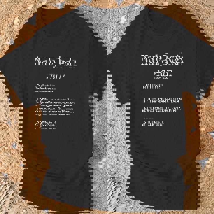 Manly Beachのお土産面白い偽の定義のデザイン Tシャツ 高齢者への贈り物