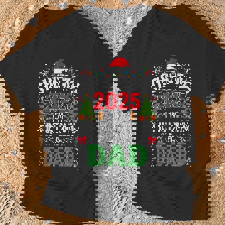 Natale 2025 Primo Natale Da Papà Nuovo Padreacanze Maglietta Regalos para ancianos