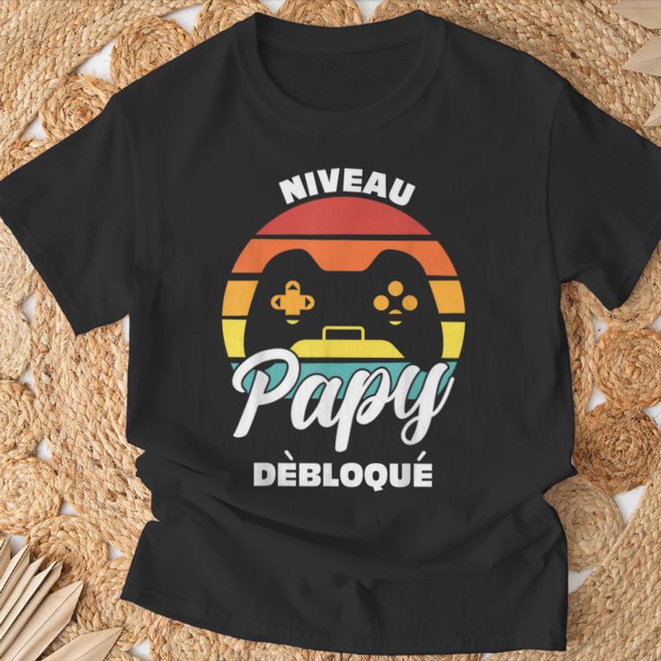 Niveau Papy Débloqué Grandpa T-Shirt Cadeaux pour les vieillards