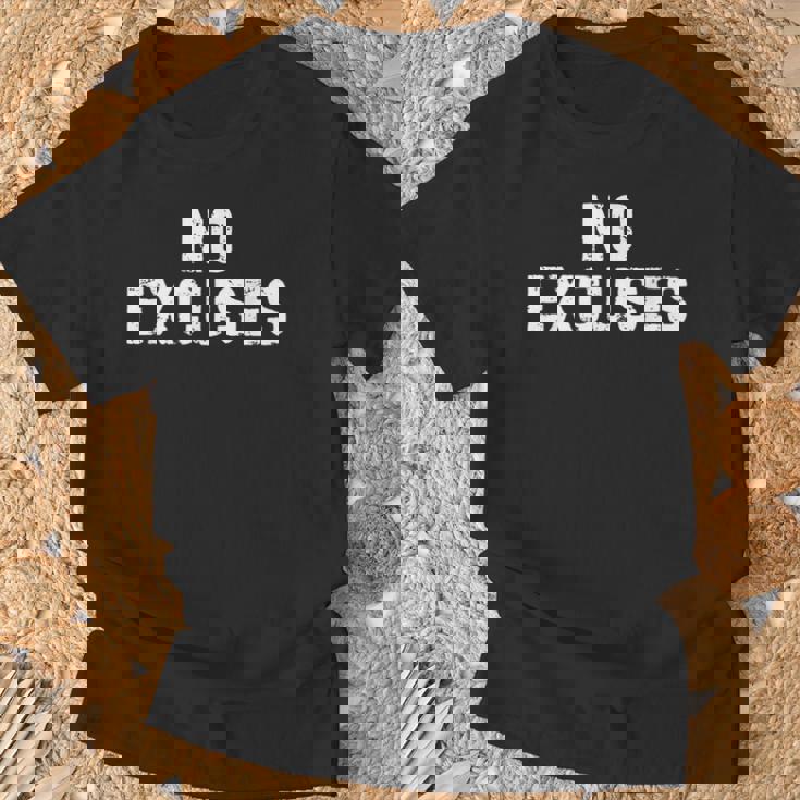 No Excuses Tシャツ 高齢者への贈り物