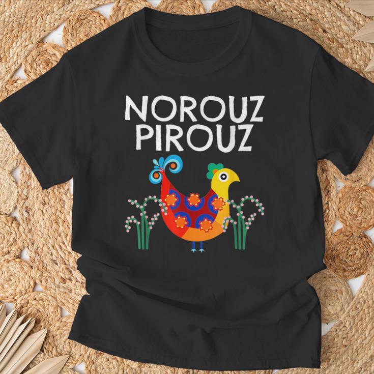 Norouz Pirouz Persa Año Nuevo Iraní Primavera Equinoccio Nowruz Camiseta unisex Regalos para ancianos