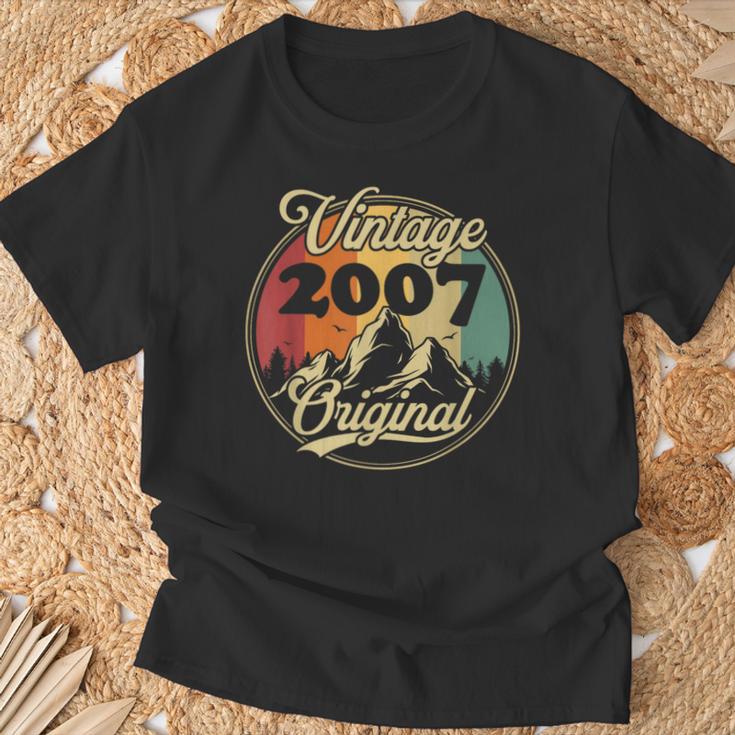 Original 2007Intage Cadeau D'anniversaire Rétro 18 Ans T-Shirt Cadeaux pour les vieillards