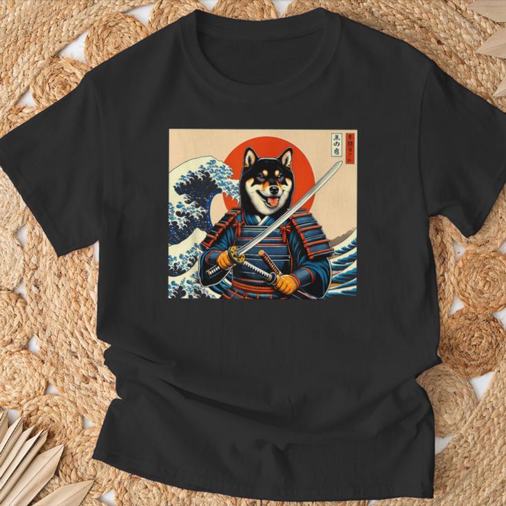 Otakuhiba Inuamurai Noir Et Tan T-Shirt Cadeaux pour les vieillards