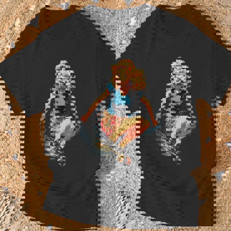 Pinup Girl スケートボード Tシャツ 高齢者への贈り物